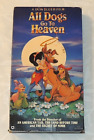 ALL DOGS GO TO HEAVEN, VHS by Don Bluth, Slip Case, 1989