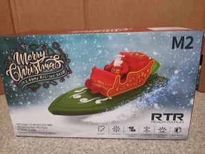 NEW Christmas Santa Kid's 2.4G Remote Control Boats/Jet Ski, Red - Picture 1 of 3
