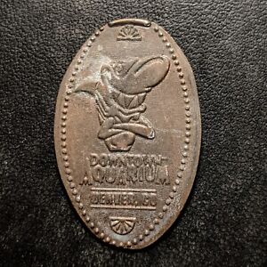 Downtown Aquarium Cartoon Shark - Press Coin Elongated Penny Souvenir