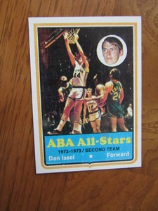  1973-74 Topps Basketball Cards - # 210 Dan Issel, F, ABA All-Stars 1972-73 Seco