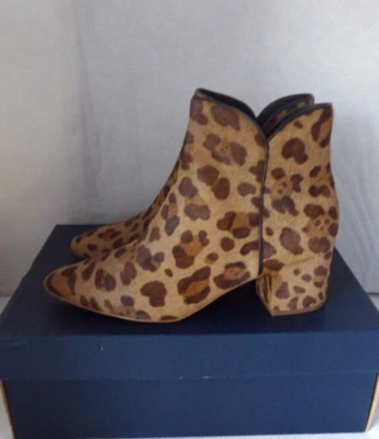 Nuevas sin caja Auténticas Botas COLE HAAN ELYSE 60 MM Marrón Mercer Estampado Animal Talla 9 B Foto 1 de 4