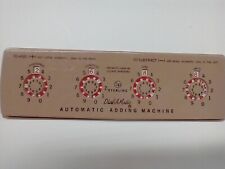 Vintage Sterling #565 Dial-A-Matic Automatic Mechanical Adding Machine No Stylus