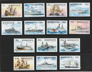 Barbados Sc# 872-85 1994 navi a vela, marina, navi, crociera. MNH Set Cv$51,40 - Foto 1 di 1