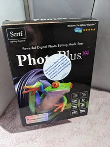 Photo Plus X4 - Serif - Digital Photo Editing W/ CD Key (Windows 7, Vista, XP) - Picture 1 of 4