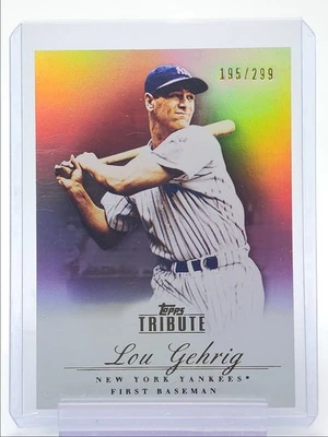 LOU GEHRIG 2012 TOPPS TRIBUTE BASEBALL BRONZE NEW YORK YANKEES /299 Q3329 - Image 1 of 2