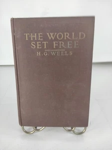 Antique Book "The World Set Free" By HG Wells First Edition 1914 Science Fiction - Picture 1 of 11