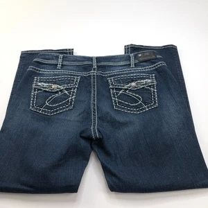 Silver Jeans Suki Mid Straight Plus 20 (Fits 40W 31L) Mid Rise Denim - Picture 1 of 12