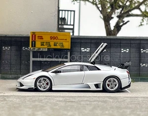 PK 1:64 White Murcielago LP640 Coupe Sports Diecast Display Gift Collection - Picture 1 of 5
