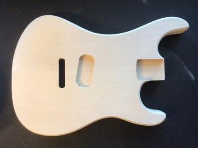 Basswood Dimas style slant humbucker style body for auction. - Image 1 of 4