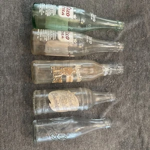 5 bottiglie bottiglia soda pop vintage - Foto 1 di 9