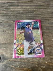 2021 Topps Chrome Magenta Speckle Refractor /350 David Peterson #133 Rookie RC - Picture 1 of 3