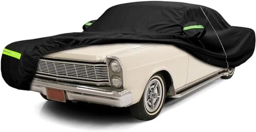 For Ford Galaxie 500 1960-1974 Waterproof Car Cover All Weather with Door Zipper Foto 1 de 4
