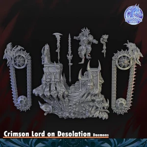 Crimson Lord on Desolation - DragonsLake Miniaturas - Picture 1 of 5