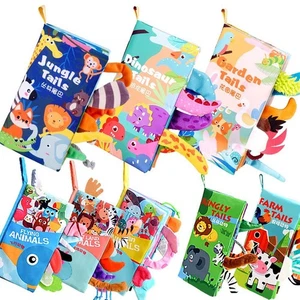 with Squeaking Sound Crispy Cloth Book for Enhances Child Development - Picture 1 of 14