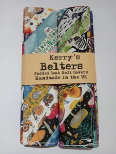 Kerry's Belters: Handmade Padded Seatbelt Covers (Set Of 2) - Picture 1 of 8