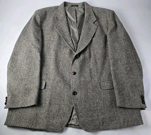 Vintage Orvis Harris Tweed Sport Coat Men's Size 52L Wool Classic Blazer Jacket - Picture 1 of 19