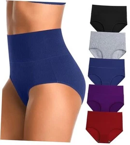 Hohe Taille Damen Unterwäsche Baumwolle Bauch Kontrolle Wochenbett Essentials Full - Bild 1 von 7
