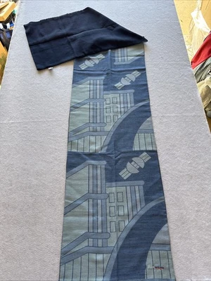 SCARF VINTAGE AUTHENTIC GERMANY BMW M STYLE SILK & WOOL 70'' X 14” NEW - Image 1 of 4
