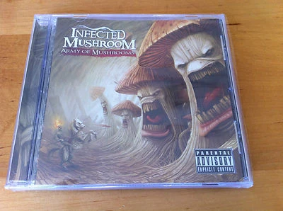 INFECTED MUSHROOM  Army Of Mushrooms AUDIO CD 2012 Psytrnace SEALED Foto 1 de 2