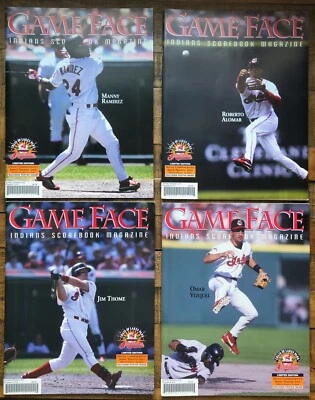 2000 Cleveland Indians Spring Training Program Full Set of 4 Cleveland Guardians - Image 1 of 4