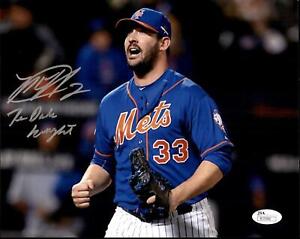 Matt Harvey Signed 8x10 Photo JSA COA New York Mets NYM *Autograph Den*