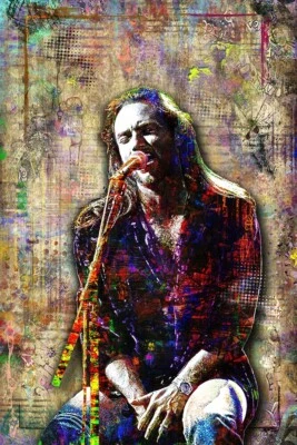 GEOFF TATE QUEENSRYCHE  Poster, Queensrÿche 8x12in Tribute Print Free Shipping  - Image 1 of 4