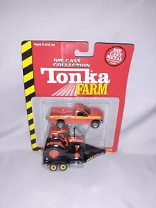 NIP Tonka Farm Die Cast Collection Truck Tractor Trailer 1:64 Hasbro 2002 - Picture 1 of 2