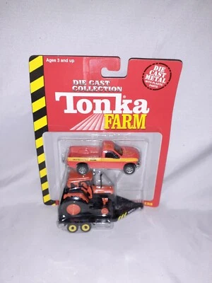 NIP Tonka Farm Die Cast Collection Truck Tractor Trailer 1:64 Hasbro 2002 - Image 1 of 2