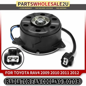 New Left LH Radiator Fan Cooling Motor for Toyota RAV4 2009 2010 2011 2012 3.5L - Picture 1 of 9