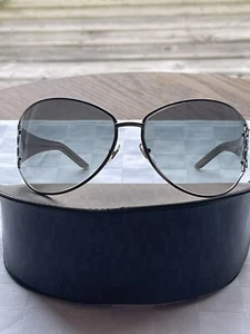 Vintage Yves Saint Laurent Sonnenbrille Metallgestell mit verzierten Seitenarmdetails - Bild 1 von 11