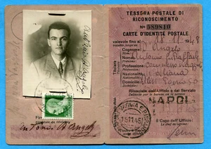 LUOGOTENENZA - IMPERIALE £.20 ISOLATO su TESSERA POSTALE RICONOSC. (279153) - Picture 1 of 2