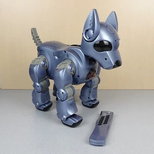 I-Cybie Blue Electronic Robotic Dog Tiger Hasbro 2001 Blue Retro Toy UNTESTED - Picture 1 of 12