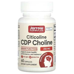 Jarrow Formulas, Citicoline, CDP Choline, Nootropic, Focus, 250 mg, 60 Capsules - Picture 1 of 2