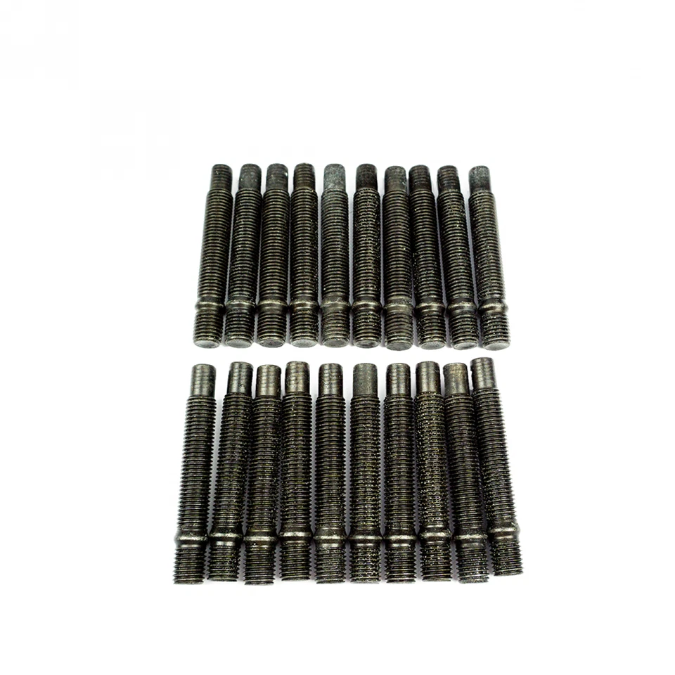 20x Doppelgewindebolzen M12x1,5 68mm Radbolzen Stehbolzen für Lug Nuts schwarz - Bild 1 von 1