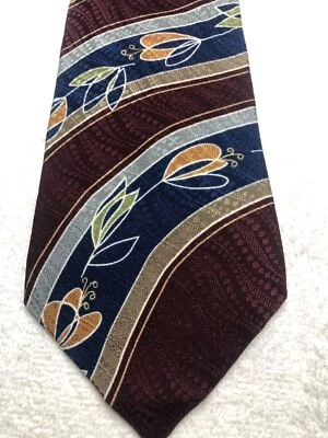 CONTE DI MILANO CORBATA HOMBRE BORGOÑA AZUL GRIS DORADO BEIGE VERDE 4 X 57 Foto 1 de 4