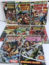 Master of Kung-Fu Key 1st appearance Comic lot Annual 1 Giant 4 17 33 105 110 1