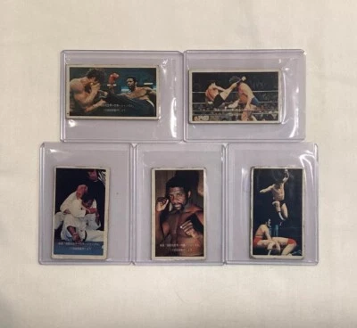 LOTE DE 5 CARTAS ANDRE EL GIGANTE 1978 MENKO JAPÓN LUCHA LIBRE ANTONIO INOKI WILLEM RUSKA Foto 1 de 4