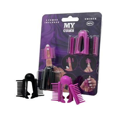 MyFingerComb 3-in-1 Edge Comb - For Braids, Beards, Edges, Eyebrows, and more! - Image 1 of 4