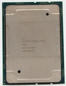 CPU de servidor Intel Xeon Gold 6128 3,40 GHz 6 núcleos 19,25 MB FCLGA 3647 P/N: SR3J4 - Imagen 1 de 2