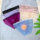 Men Sexy Mesh Sheer Gstring Briefs Thong Underwear Bulge Pouch Lingerie