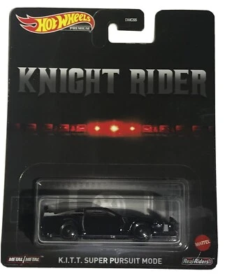 Hot Wheels PREMIUM KNIGHT RIDER - K.I.T.T. SUPER PURSUIT MODE/NEW/VHTF - Image 1 of 3