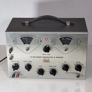 READ FOR PARTS ONLY Genuine EICO TV-FM Sweep Generator & Marker Model 368 Vtg - Picture 1 of 19