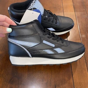 Reebok CL Renaissance Mid schwarz & Totenkopf grau Herren Gr. 9 Laufschuhe Sneaker neu - Bild 1 von 8