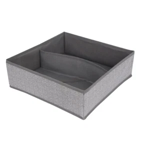 Space Logic Twin Oblong Drawer Divider Grey Herringbone - Picture 1 of 1