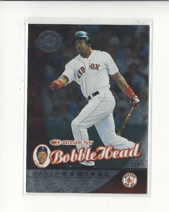 2001 Donruss Class of 2001 BobbleHead #10 Manny Ramirez Red Sox /2000