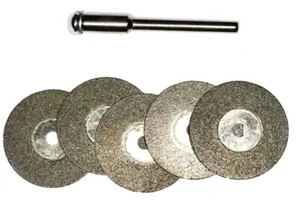 5pcs 22mm Diamond Cutting Discs - Picture 1 of 2