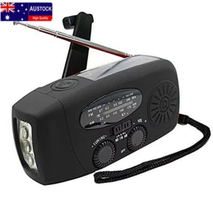 Upgrade Multifunction Radio Hand Crank Solar USB FM/AM/NOAA WB Weather Radio Eme - Picture 1 of 10