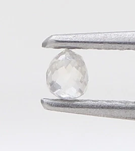 BEAD LOOSE NATURAL DIAMOND DRILLED BRIOLETTE 0.14TCW 2.8X2.3MM HD VIDEO - Picture 1 of 13