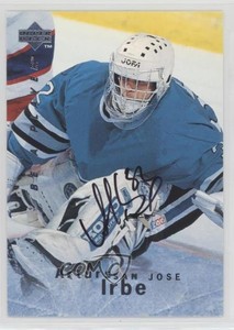 1995-96 Upper Deck Be a Player Auto Arturs Irbe #S23 Auto