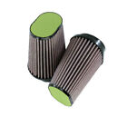 DNA Filters Filtre à Air Oval 62mm Inlet 147mm Length Green 